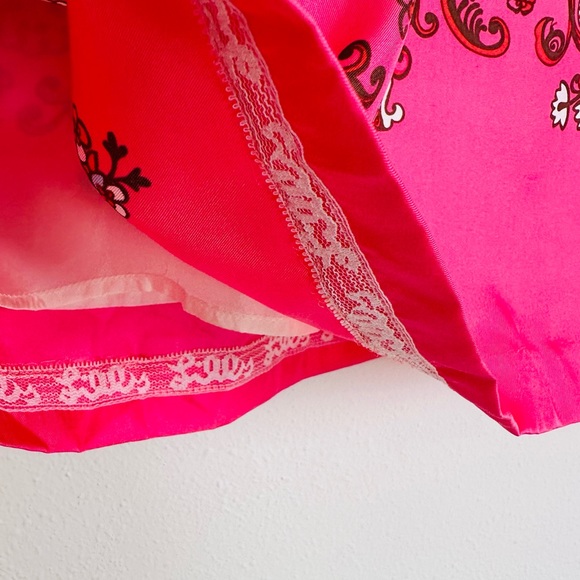Lilly Pulitzer Wayles Hotty Pink Ring My Chimes Silk Tunic Shirt Dress Polo boho - Picture 10 of 12